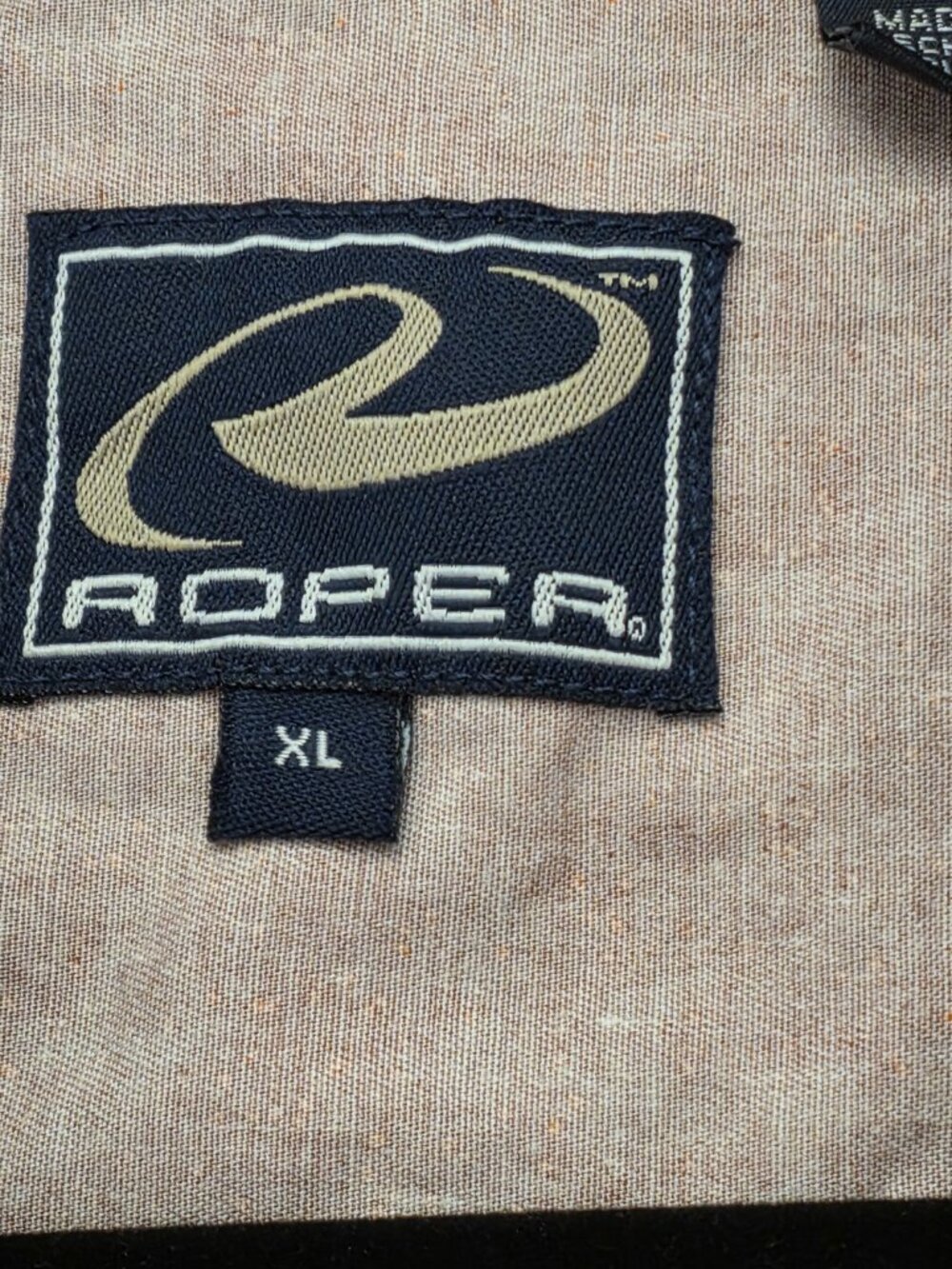 Roper Men's Pearl Snap Button Western Shirt Maroon Horse Cowboy Roping SZ XL - Picture 3 of 14